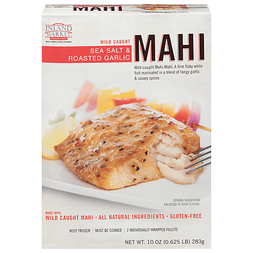 Inland Market Sea Salt & Roasted Garlic Mahi Mahi (Wild Caught) 1.875 lbs