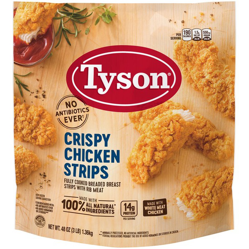 Tyson Crispy Chicken Strips 3 lbs