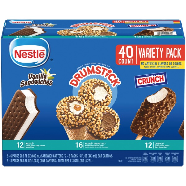 Nestle Ice Cream Variety Pack 40 ct