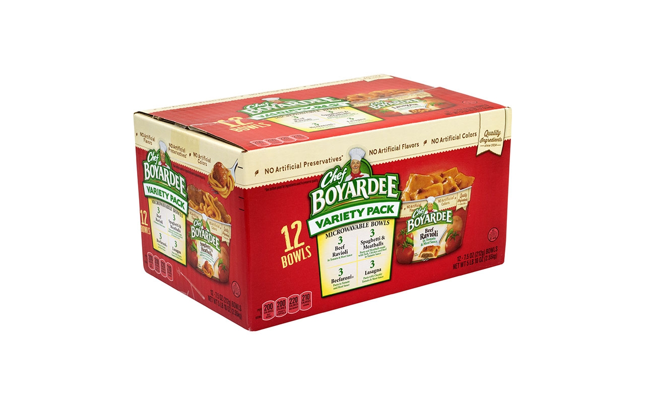 Chef Boyardee Microwave Meal Variety 12-7.5 oz