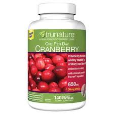 TruNature Cranberry 650 mg 140 Capsules