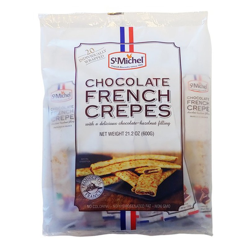 St. Michel Hazelnut Chocolate Crepes, 20 ct, 21.4 oz