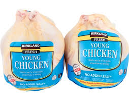 Kirkland Signature Fresh Young Chickens, price per lb