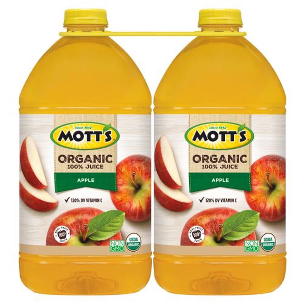 Mott's Organic Apple Juice 2-128 oz