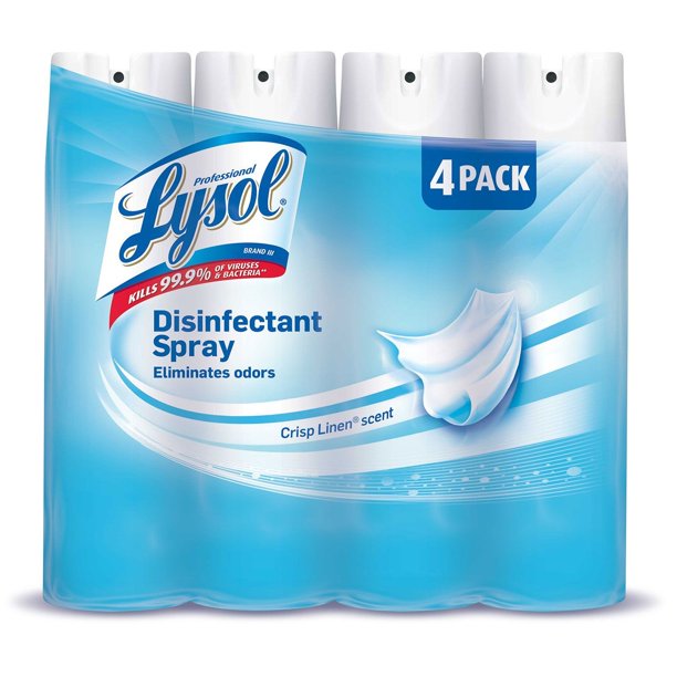 Lysol Crisp Linen Disinfecting Spray 4-19 oz