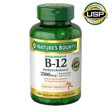 Nature's Bounty Quick Dissolve Vitamin B12 Tables 300 ct
