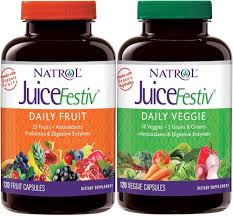 JuiceFestiv Combo Pack Daily Fruit/Daily Veggie 2-120 ct