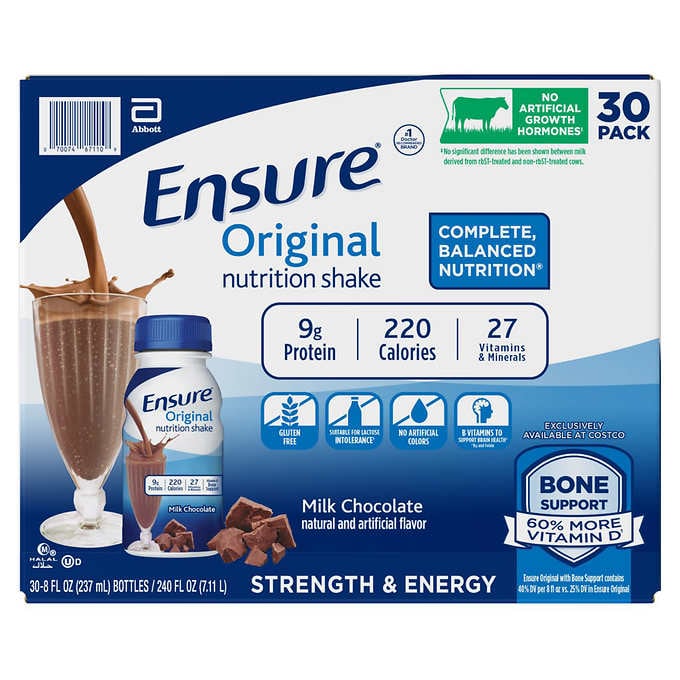 Ensure Nutrition Shake Chocolate 30-8 oz