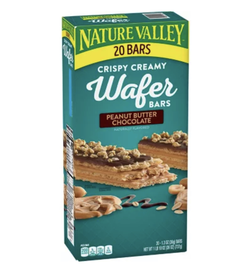 Nature Valley Wafer Bars Peanut Butter Chocolate 20 ct