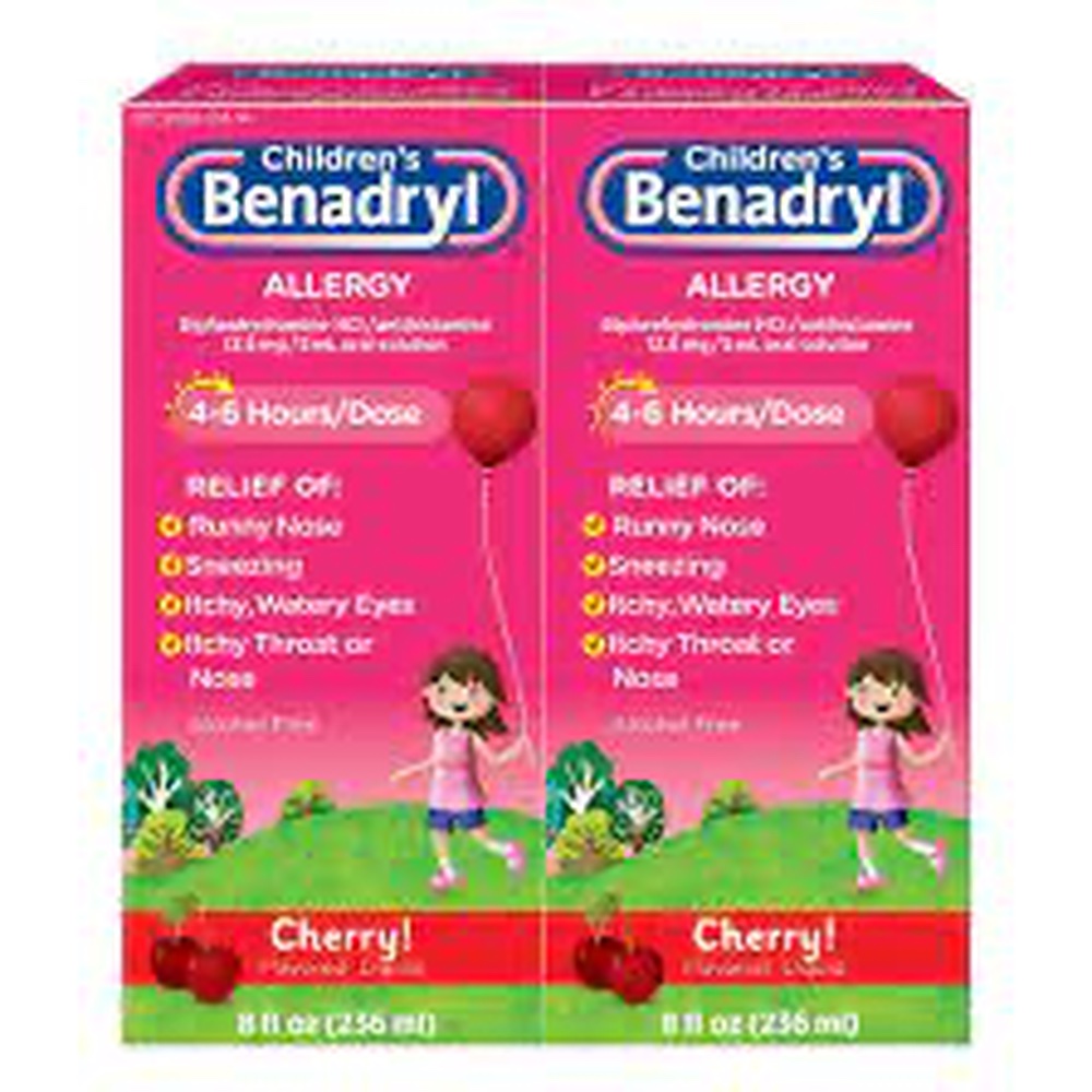 Children's Benadryl Allergy Liquid 2-8 oz