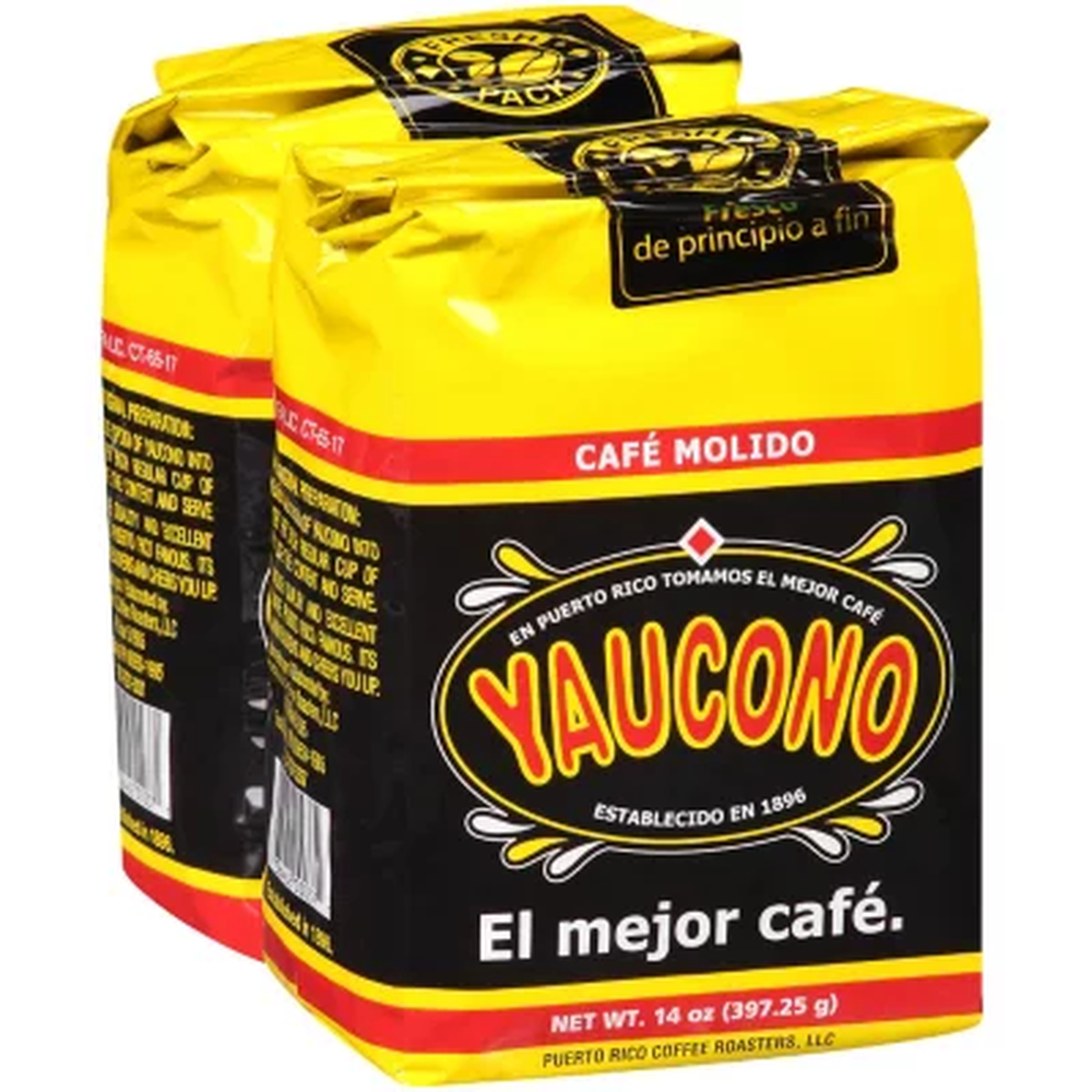 Yaucono Ground Coffee 2-14 oz