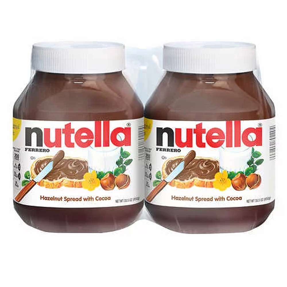 Nutella Spread Chocolate Hazelnut 2-33.5 oz