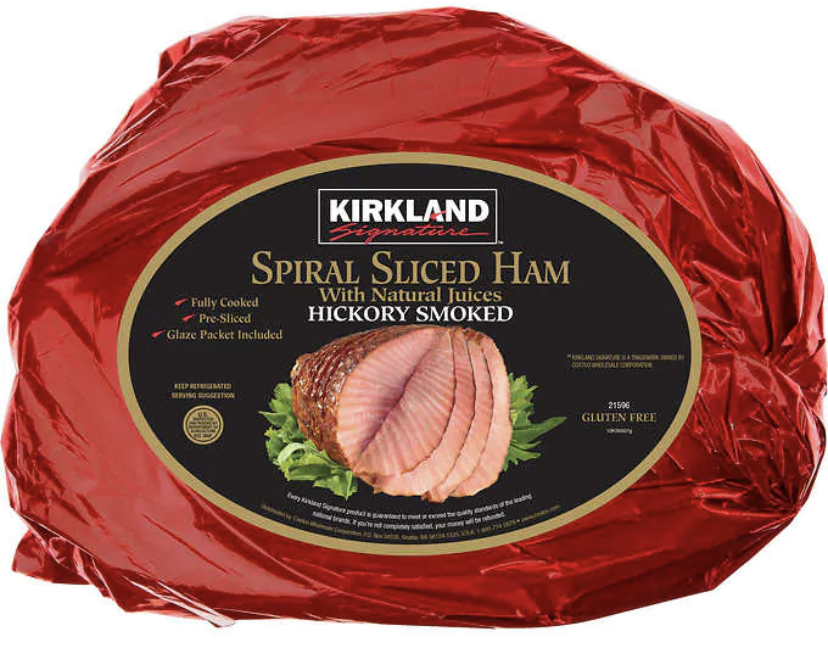 Kirkland Signature Spiral Sliced Ham, price per lb