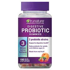 TruNature Digestive Health Probiotic Fruit Gummies, 180 ct