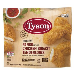 Tyson Foods Chicken Tenders Panko-Breaded 5 lbs
