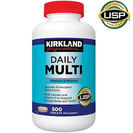 Kirkland Signature Daily Multivitamin 500 tablets
