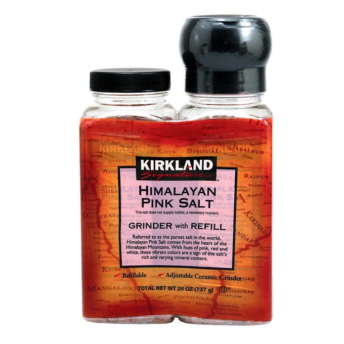 Kirkland Himalayan Salt Grinder and Refill, 29 oz