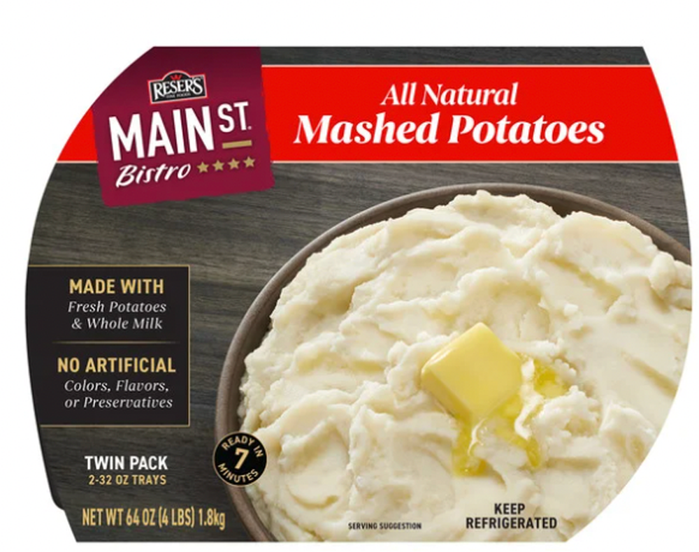 Main St. Bistro All Natural Mashed Potatoes 2-32 oz