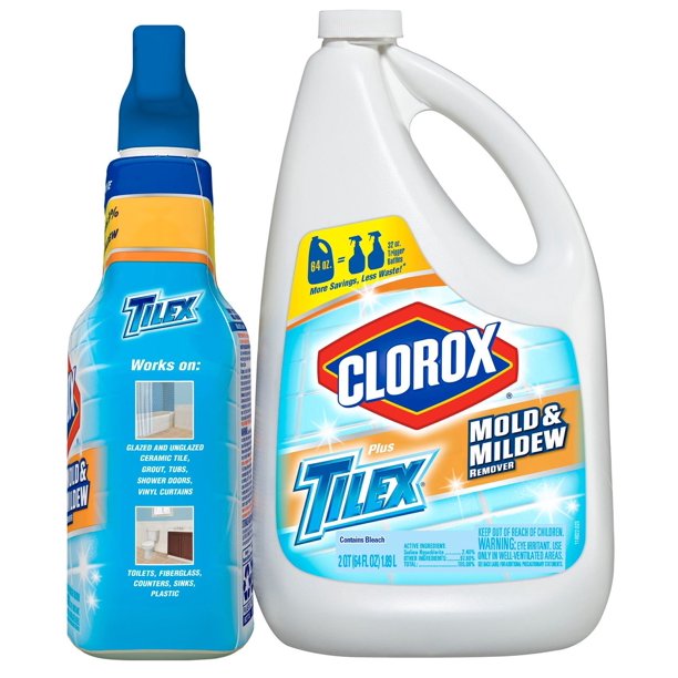 Tilex Instant Mildew Remover 32 oz spray + 64 oz Refill