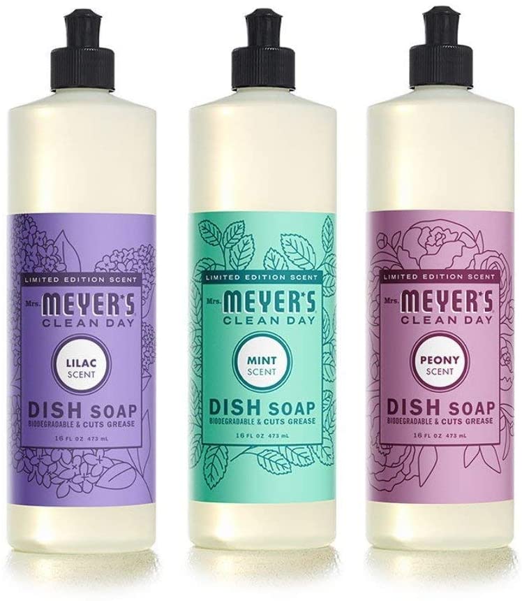 Mrs. Meyer’s Liquid Dish Soap, 3 ct, 16 oz
