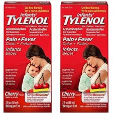 Infant Tylenol Oral Suspension Dye-Free Cherry, 2 x 2 oz