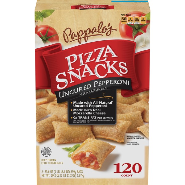 Pappalo's Pizza Snacks 59.2 oz
