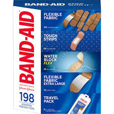 Band-Aid Adhesive Bandages Assorted 198 ct