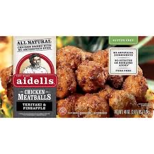Aidell’s Teriyaki & Pineapple Chicken Meatballs 46 oz