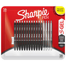 Sharpie S Gel Pen Black 16 ct