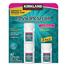 Kirkland Signature Lansoprazole 15 mg. Acid Reducer, 42 Capsules