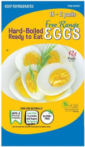 Pure Provisions Hard Boiled Free Range Eggs 16-2 ct